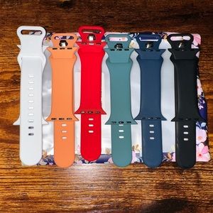 NEW Soft Silicone Apple Watch Bands
